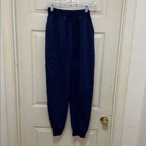 Scrubstar Blue Jogger Sweatpants with Elastic Cuffs